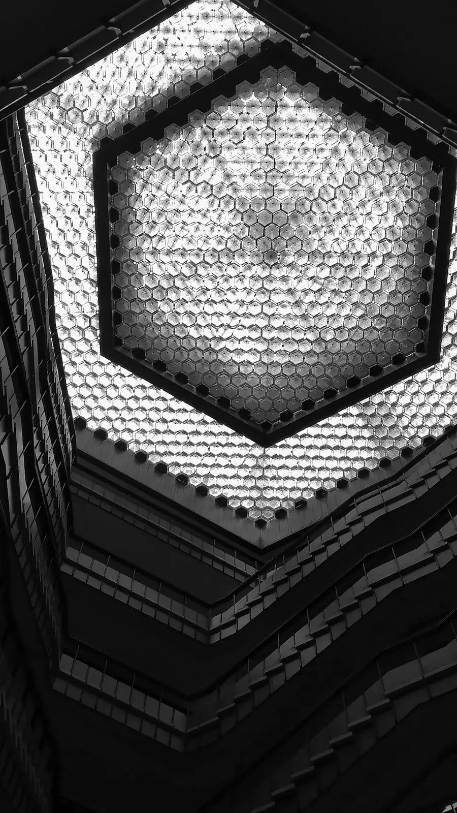 Soffitto del Palazzo Uffici Olivetti a Ivrea