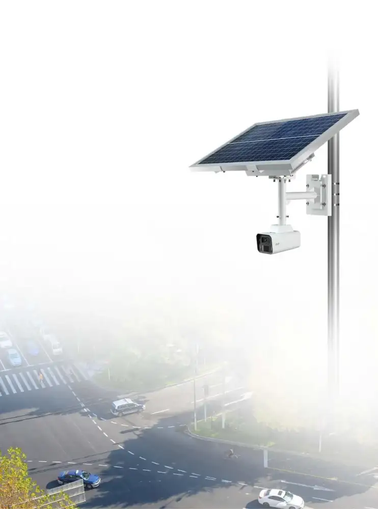 Telecamera autonoma con pannello solare